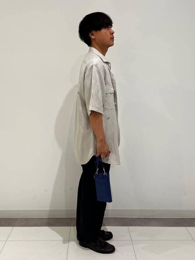 MATSUBARAさんの「DRESSTERIOR｜◆リネンレーヨン ハーフスリーブシャツ」を使ったコーディネート