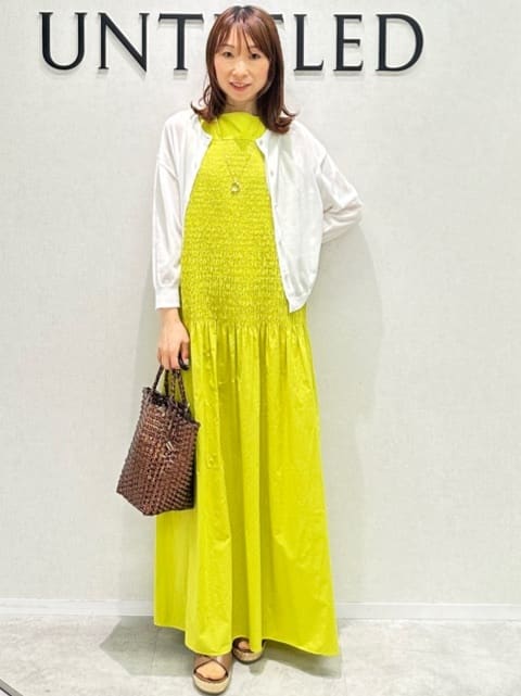 Miwaさんの「UNTITLED｜メタリックメッシュトート」を使ったコーディネート