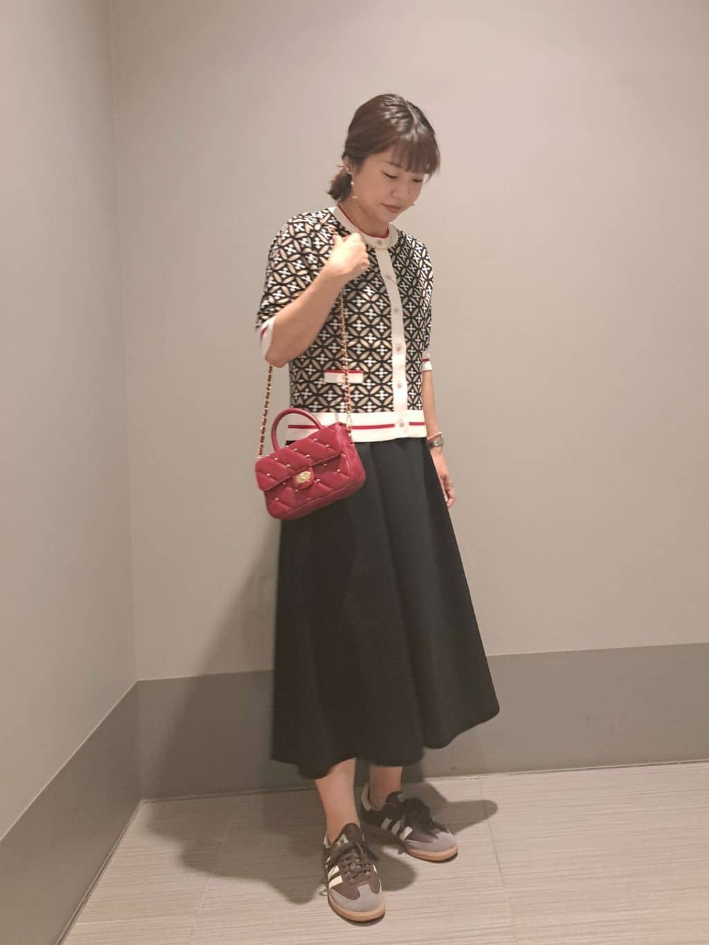 Takahashiさんの「DRESSTERIOR｜キルテッドショルダーバッグ」を使ったコーディネート