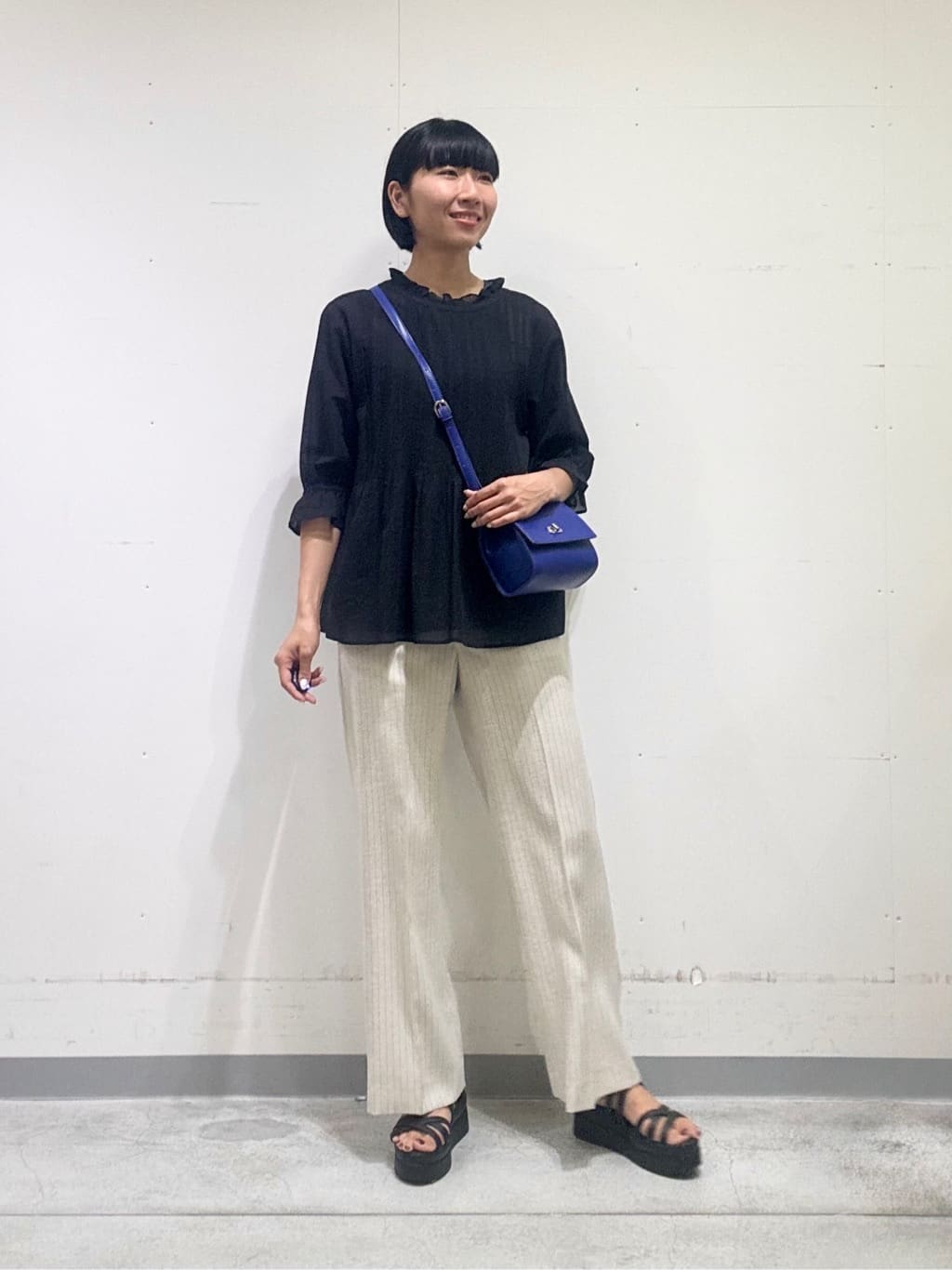 naoさんの「INDIVI｜【洗える/コットン】ピンタックシアーブラウス」を使ったコーディネート