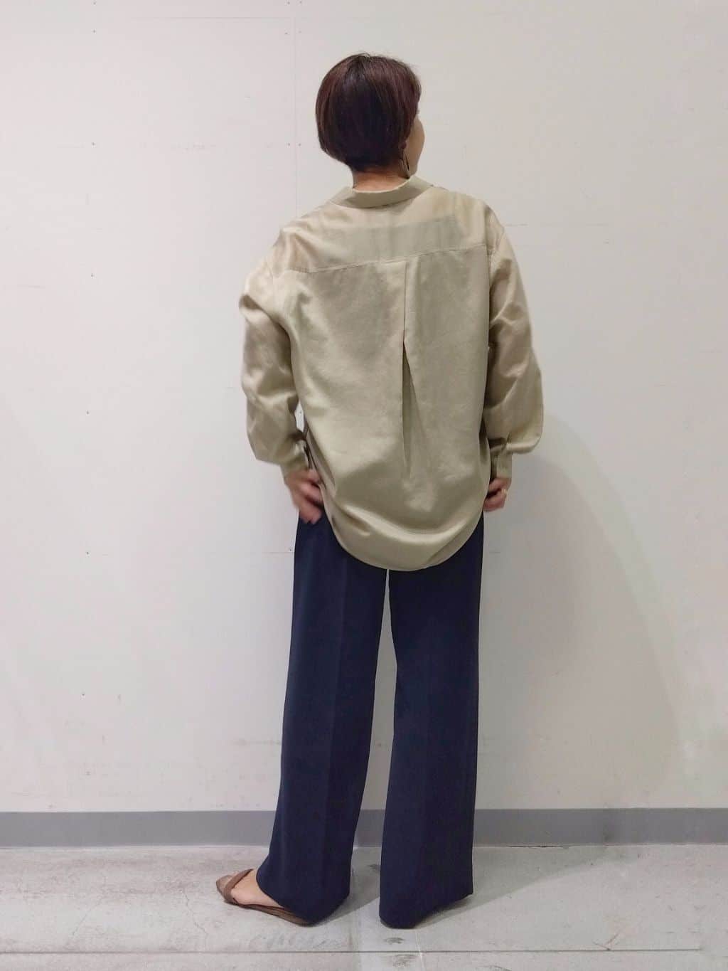 Kさんの「INDIVI｜【着る日傘／遮熱／UVケア】ワイドパンツ」を使ったコーディネート