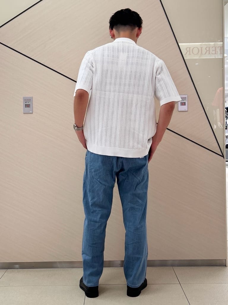 千葉亮太さんの「DRESSTERIOR｜オーガニックコットン キューバニットシャツ」を使ったコーディネート