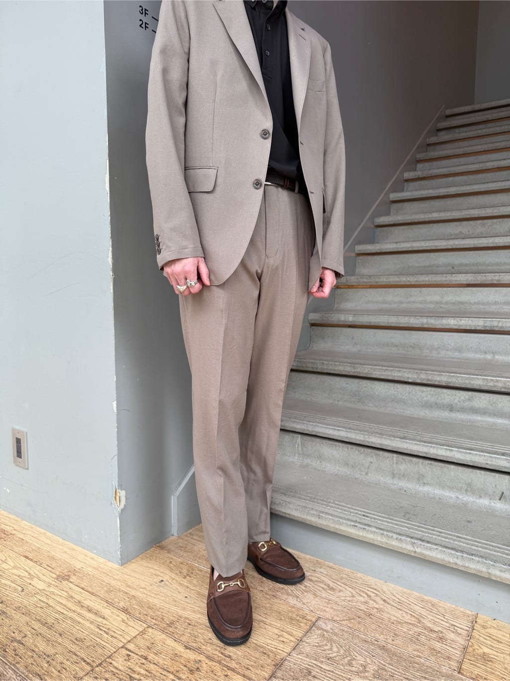 Shintaroさんの「TAKEO KIKUCHI｜【COOL CITY WEAR】アーバンクール ジャケット /接触冷感・吸水速乾」を使ったコーディネート
