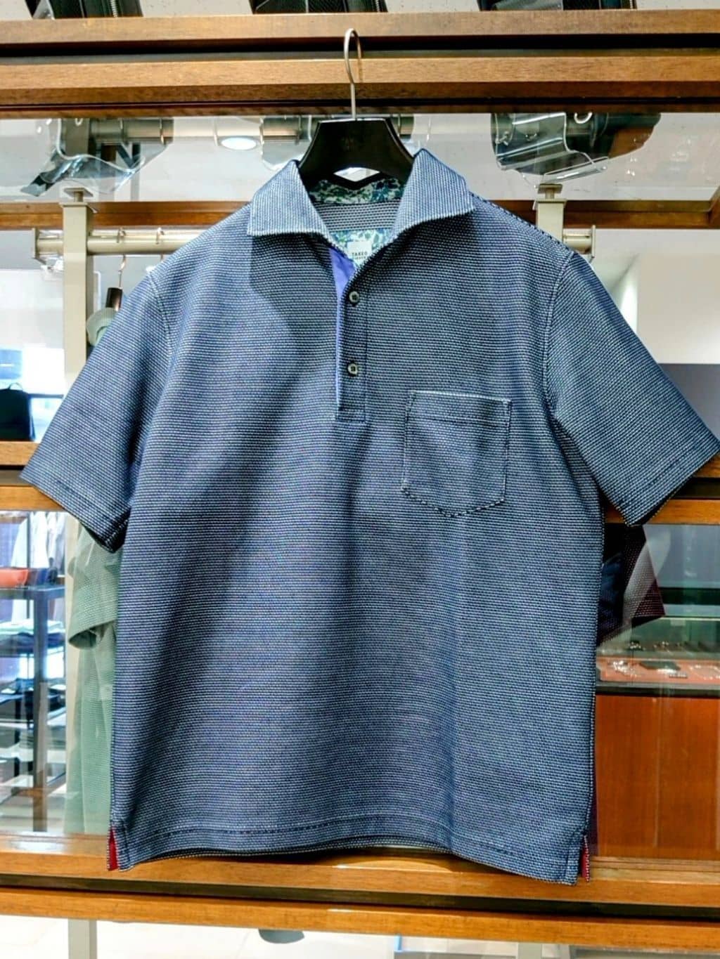 かしげるさんの「TAKEO KIKUCHI｜【抗菌防臭／9色5サイズ展開】ハニカムメランジ ポロシャツ」を使ったコーディネート