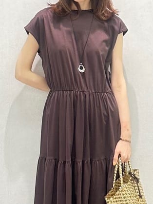 Miwaさんの「UNTITLED｜【ティアード/洗える】コットンロングワンピース」を使ったコーディネート