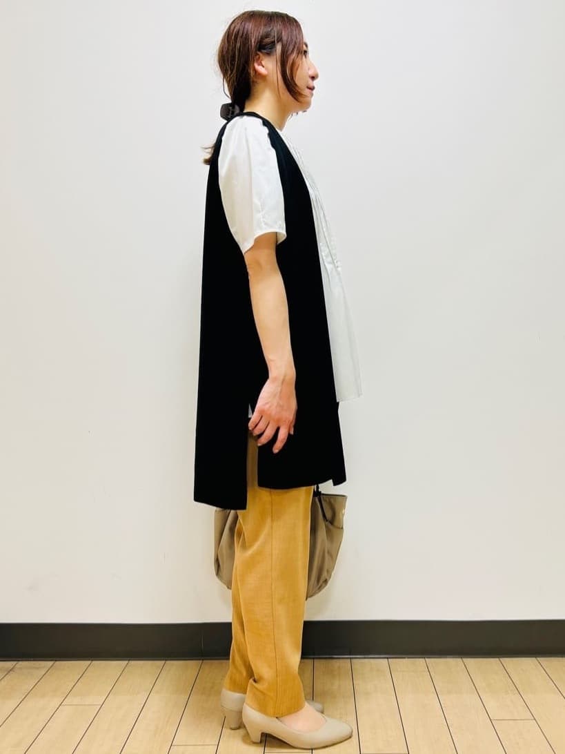 miiiさんの「Reflect｜【すっきり見え！長め丈】ピンタックデザインチュニックブラウス」を使ったコーディネート