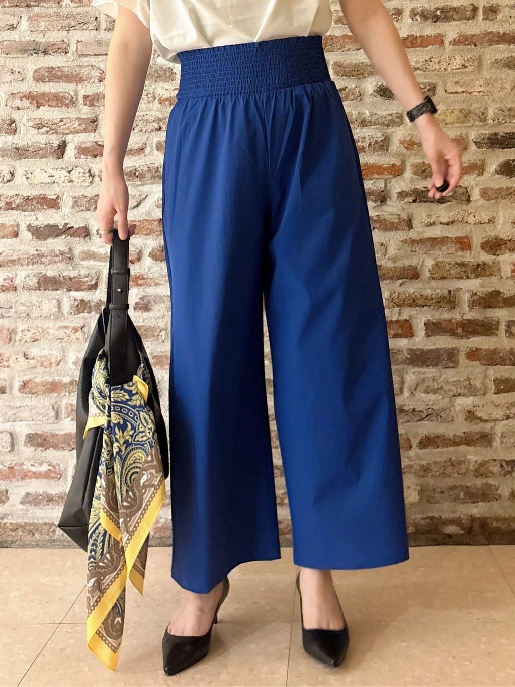 しばさんの「THE SHOP TK｜【スッキリ決まる】パナマメッシュジレ/洗える/セットアップ可」を使ったコーディネート