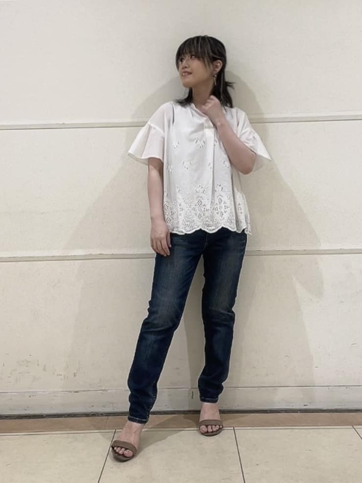 watanabeさんの「UNTITLED｜【古畑星夏さん着用/スクエアインナー】コットンタンクトップ」を使ったコーディネート