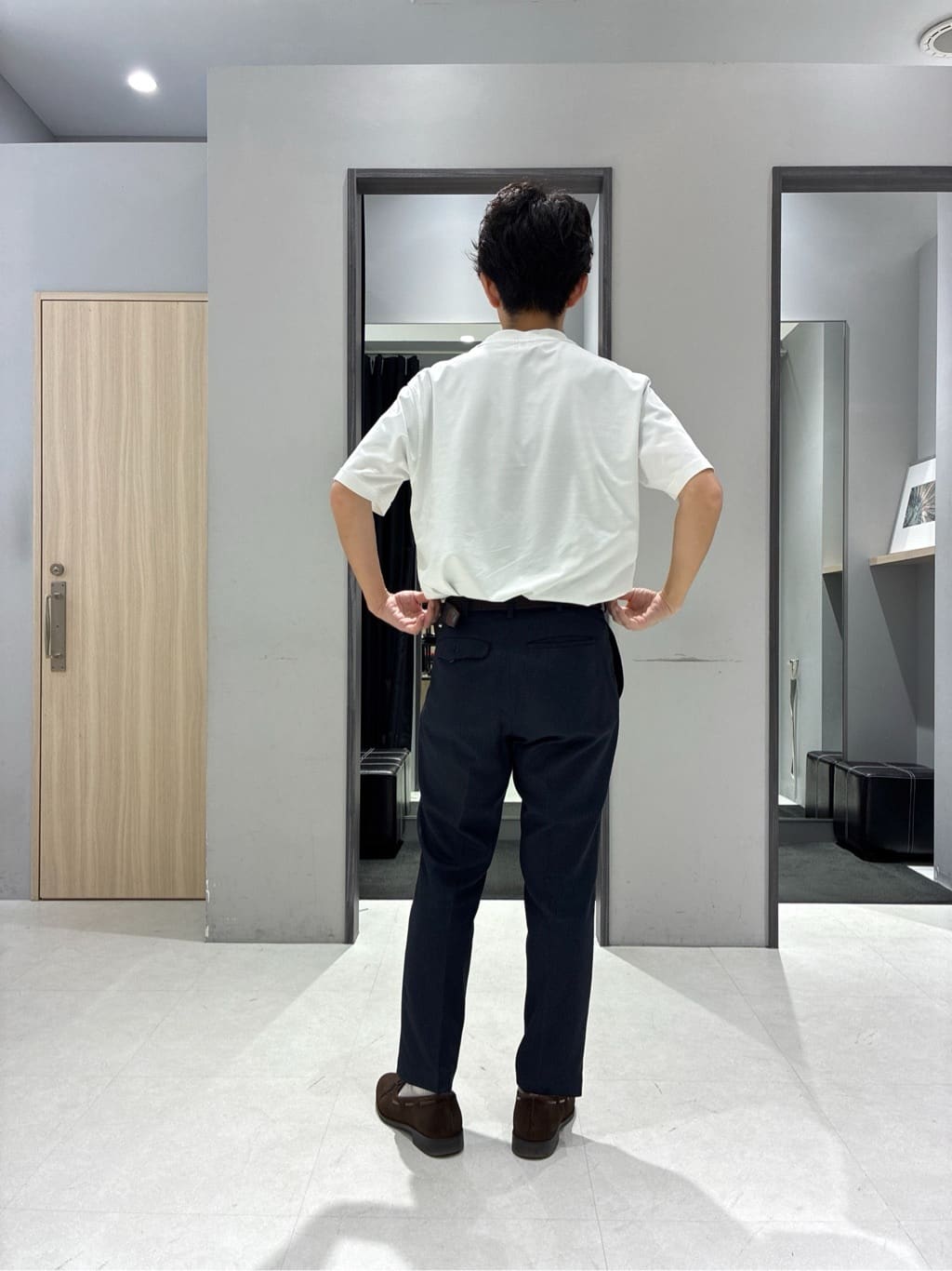 わいずみさんの「TAKEO KIKUCHI｜【COOL CITY WEAR】アーバンクール ジャケット /接触冷感・吸水速乾」を使ったコーディネート