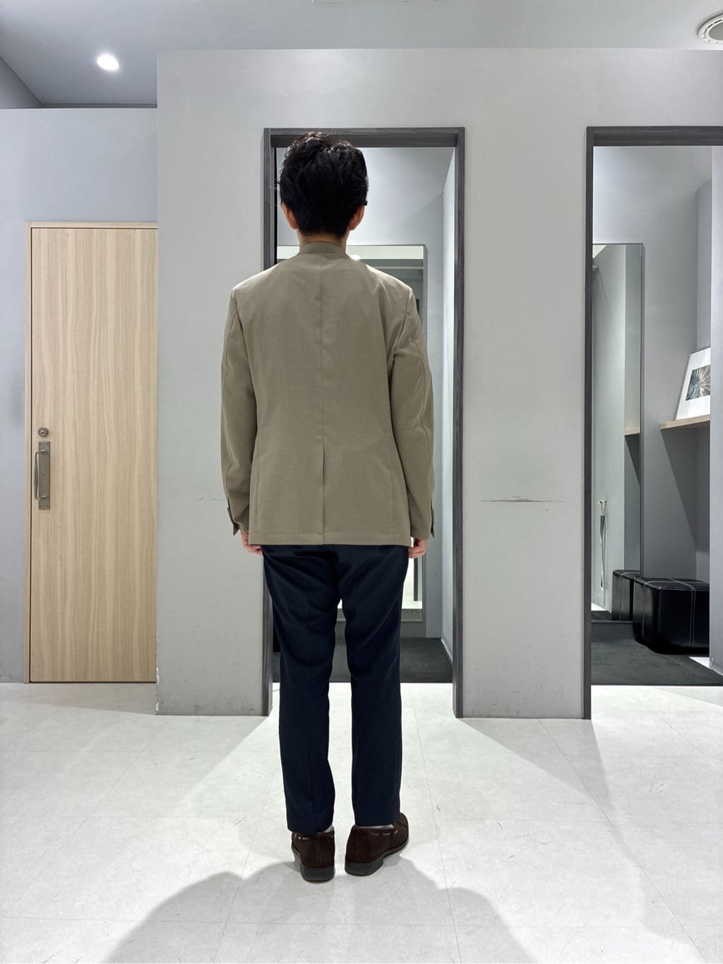 わいずみさんの「TAKEO KIKUCHI｜【COOL CITY WEAR】アーバンクール ジャケット /接触冷感・吸水速乾」を使ったコーディネート