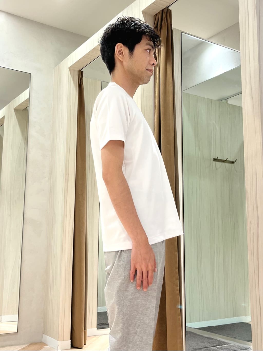 URAさんの「TAKEO KIKUCHI｜【抗菌防臭】COOL DOTS（R）ドビープリント ジャケット」を使ったコーディネート