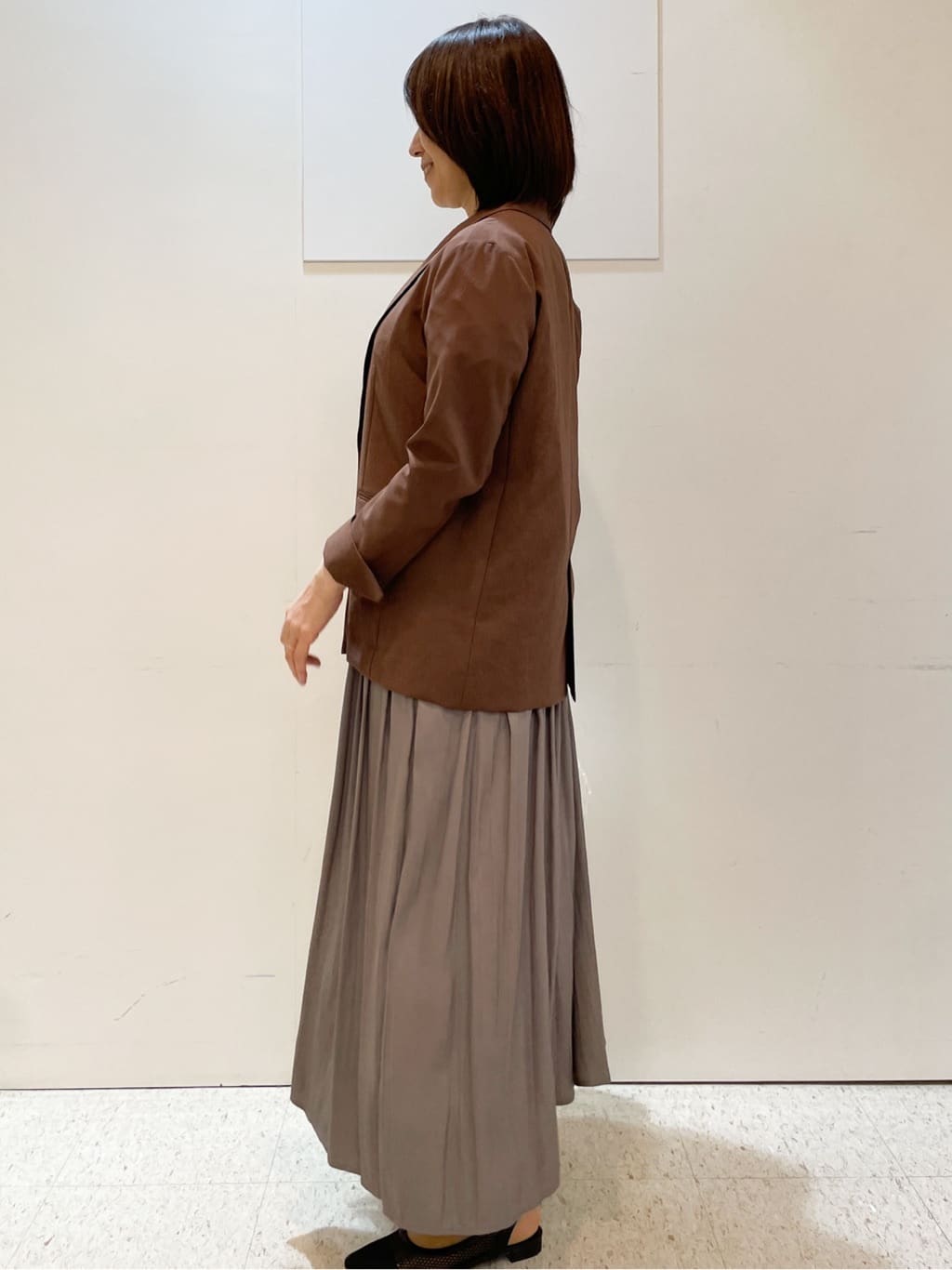 めいさんの「Reflect｜【ウエストゴム仕様／長く着られる◎】スカーチョパンツ」を使ったコーディネート