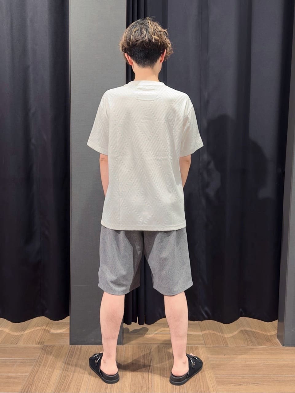 tomoyaさんの「THE SHOP TK｜シャリルジャージ カーディガン 洗濯機OK/吸水速乾/イージーケア/セットアップ可」を使ったコーディネート