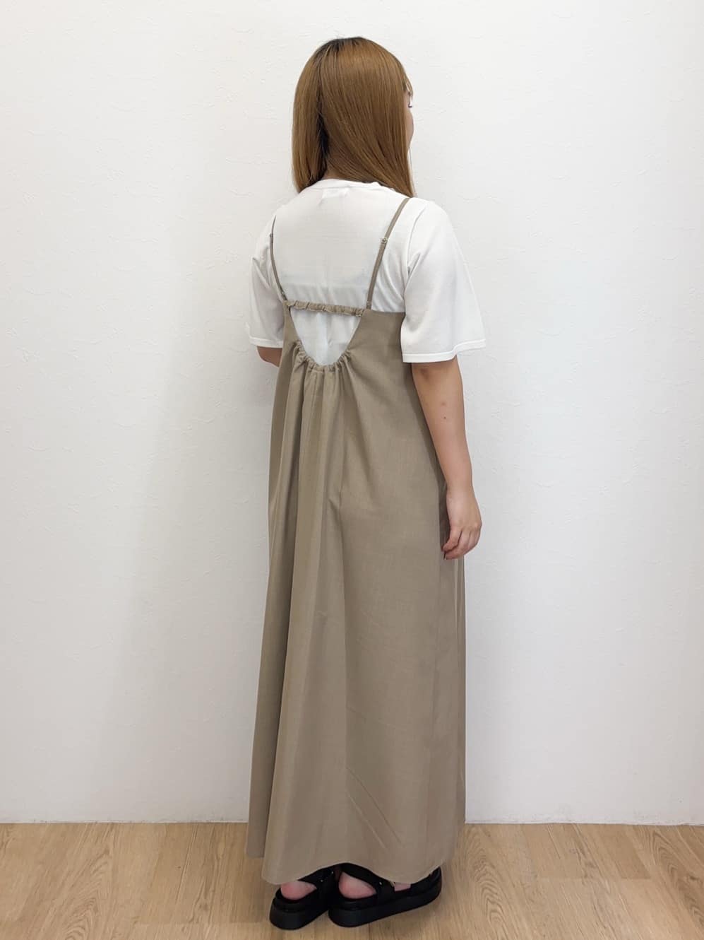 Haruさんの「OPAQUE.CLIP｜◆《6色展開／S-LLサイズ》フレアスリーブニット【UV／接触冷感／抗ピル／洗濯機洗い可】」を使ったコーディネート