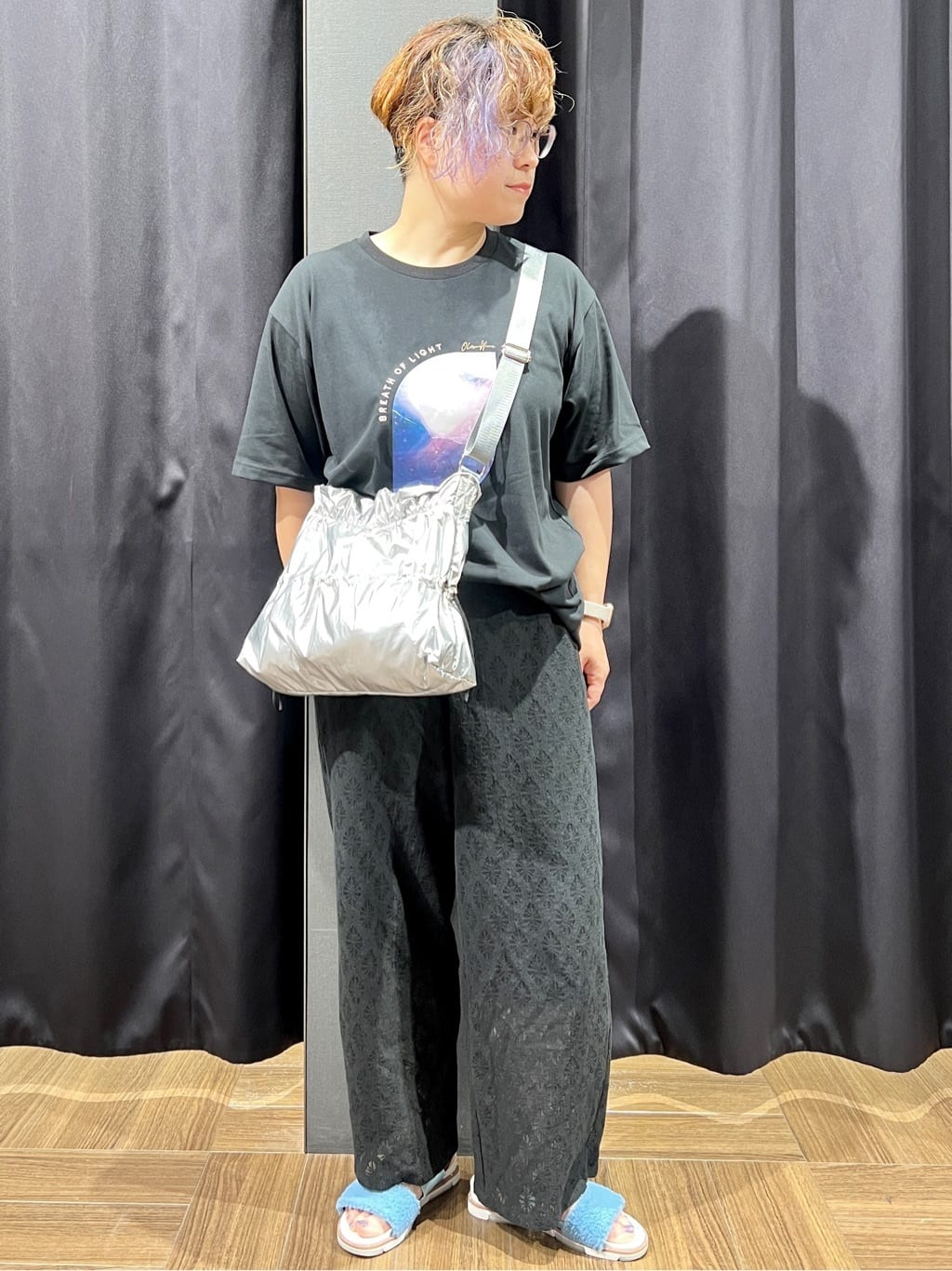 OKMKさんの「THE SHOP TK｜アートグラフィック 半袖Tシャツ 洗濯機OK」を使ったコーディネート
