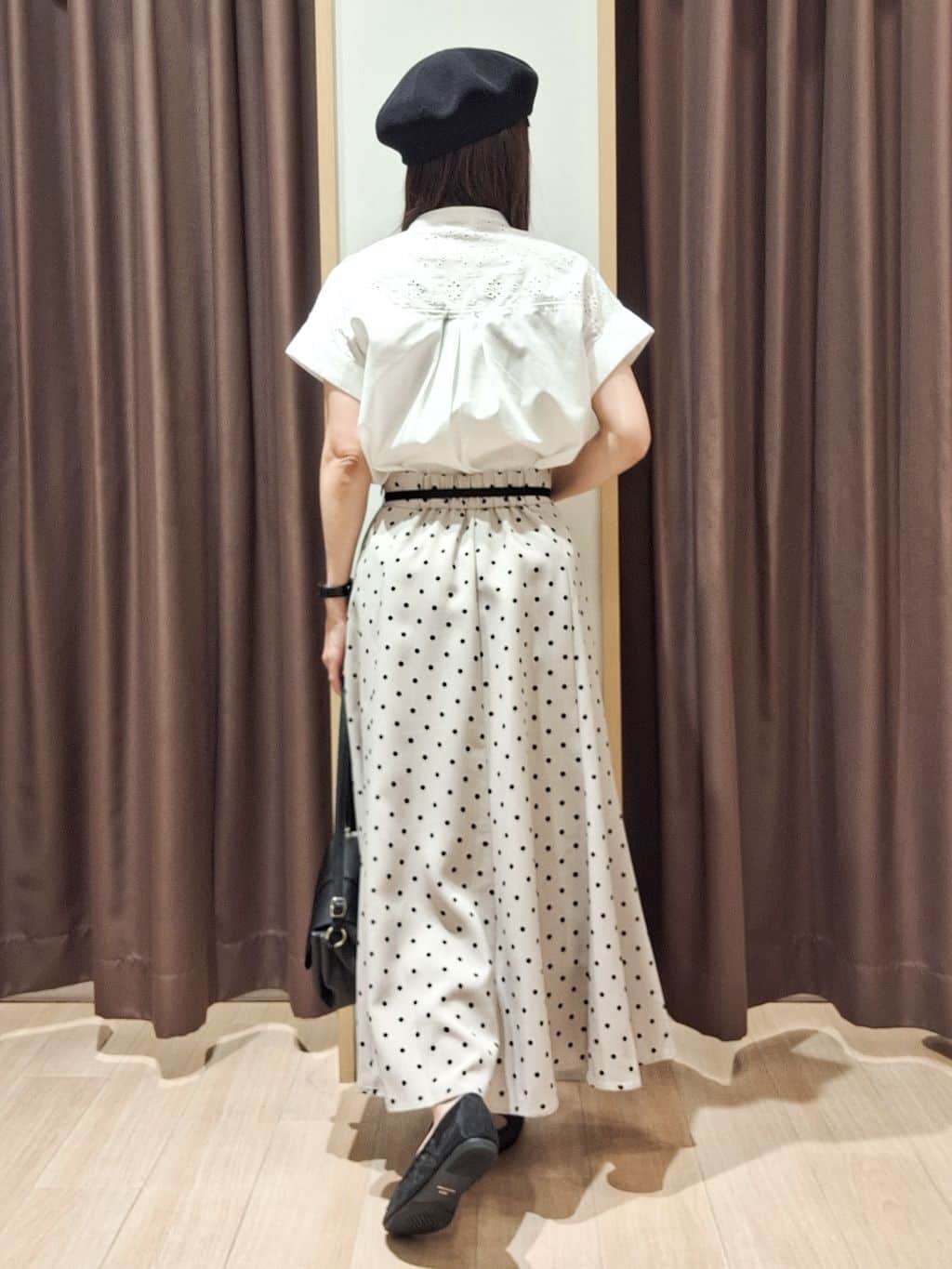 ウタさんの「grove｜涼やかさと上品さを兼ね備えた　レースシャツブラウス」を使ったコーディネート