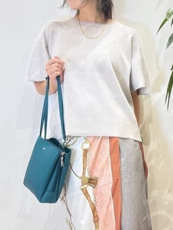 misakiさんの「SHOO･LA･RUE｜暑い夏も軽やかに デニムイージーワイドパンツ」を使ったコーディネート