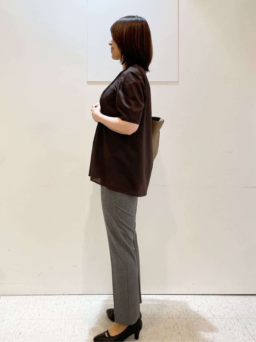 めいさんの「Reflect｜【すっきり見え！長め丈】ピンタックデザインチュニックブラウス」を使ったコーディネート