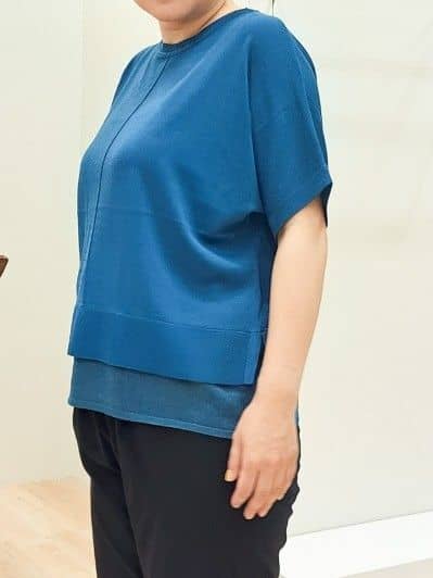 ふるさんの「grove｜キレイも動きやすさも　美脚見えハイパーストレッチパンツ」を使ったコーディネート