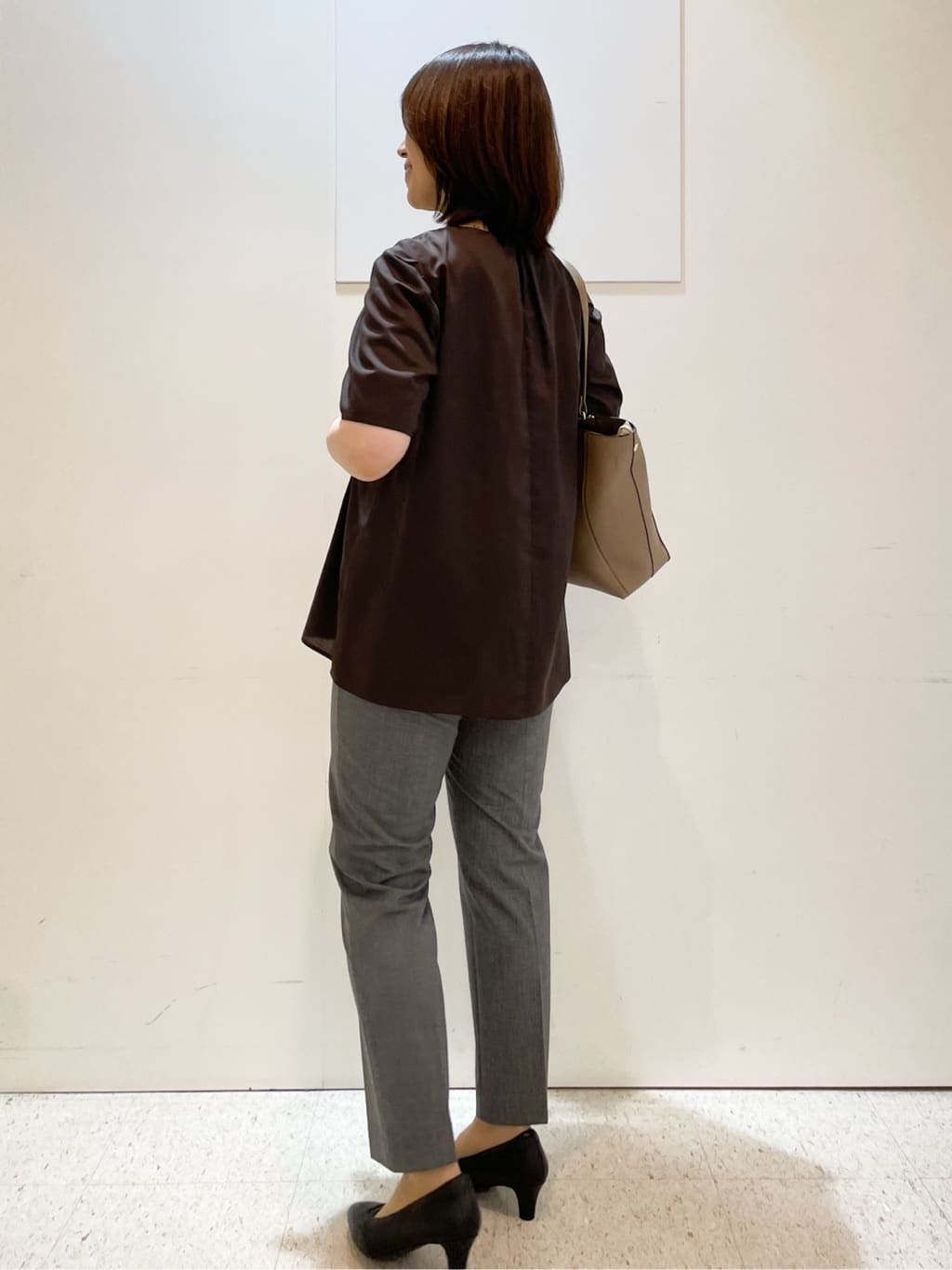 めいさんの「Reflect｜【すっきり見え！長め丈】ピンタックデザインチュニックブラウス」を使ったコーディネート