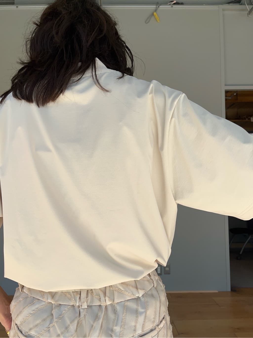 神野（jinno）さんの「TAKEO KIKUCHI｜【COOL CITY WEAR】テーラードTシャツ /接触冷感」を使ったコーディネート