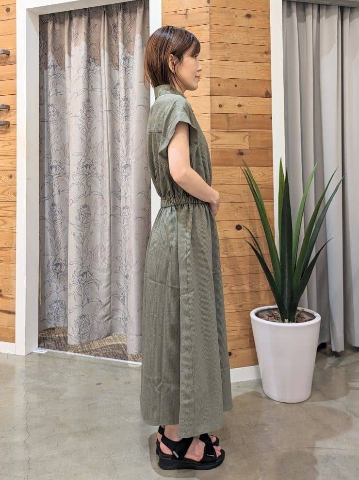  E.Yさんの「THE SHOP TK｜サッカーワンピース【洗濯機OK/UVカット】」を使ったコーディネート