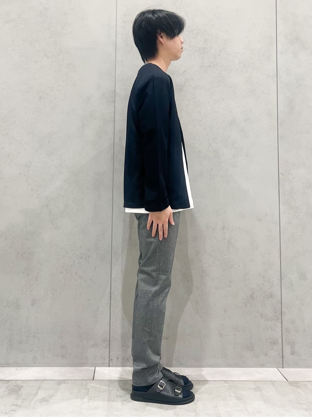 SHI-MAさんの「THE SHOP TK｜シャリルジャージ カーディガン 洗濯機OK/吸水速乾/イージーケア/セットアップ可」を使ったコーディネート