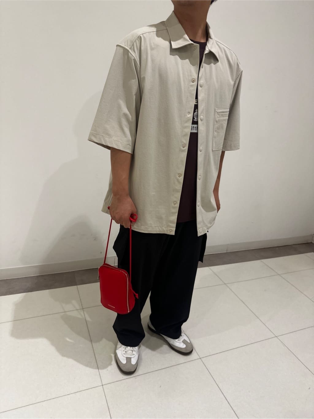MATSUBARAさんの「DRESSTERIOR｜【接触冷感/抗菌防臭/消臭】ICE CLEAR COTTON ロゴT」を使ったコーディネート