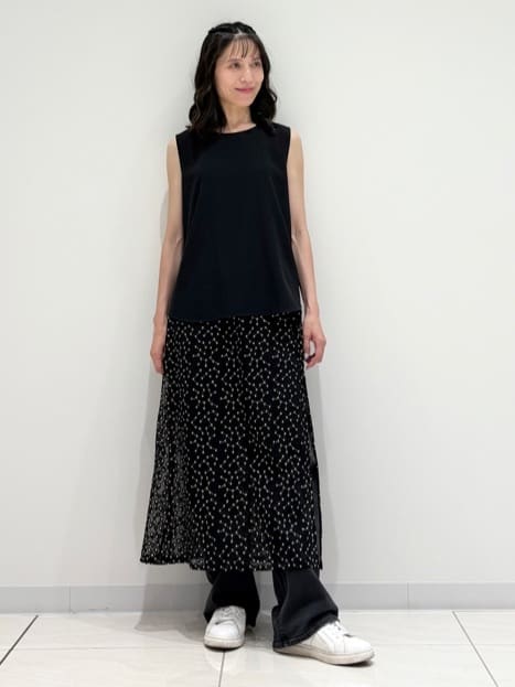 kayoさんの「INDIVI｜【トレンド感◎】レイヤード レーススカート」を使ったコーディネート