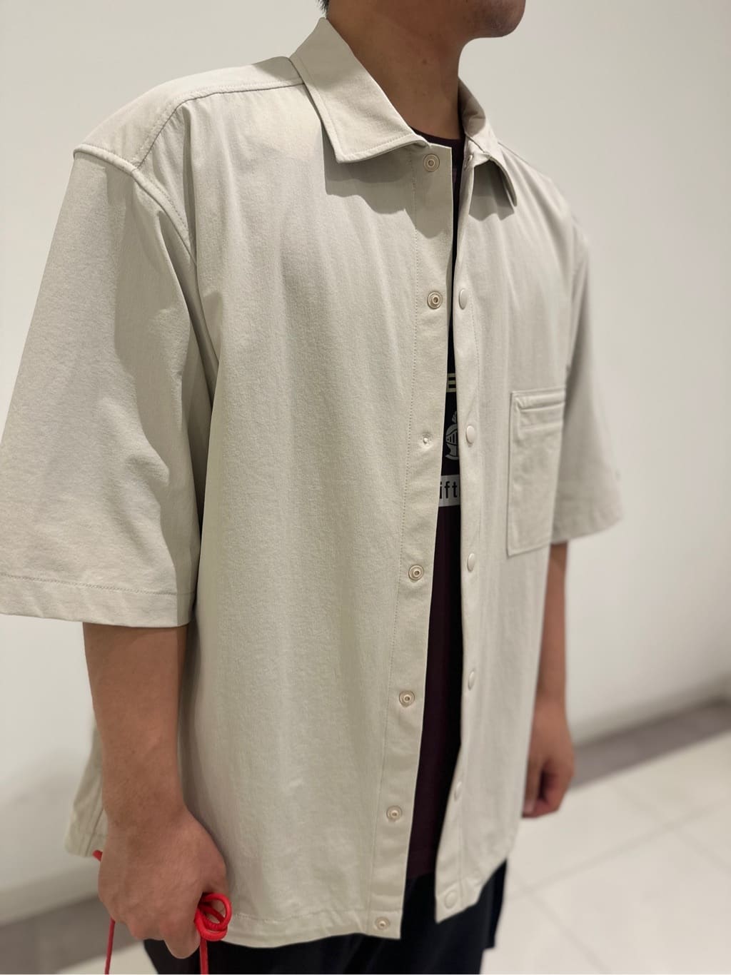 MATSUBARAさんの「DRESSTERIOR｜【接触冷感/抗菌防臭/消臭】ICE CLEAR COTTON ロゴT」を使ったコーディネート