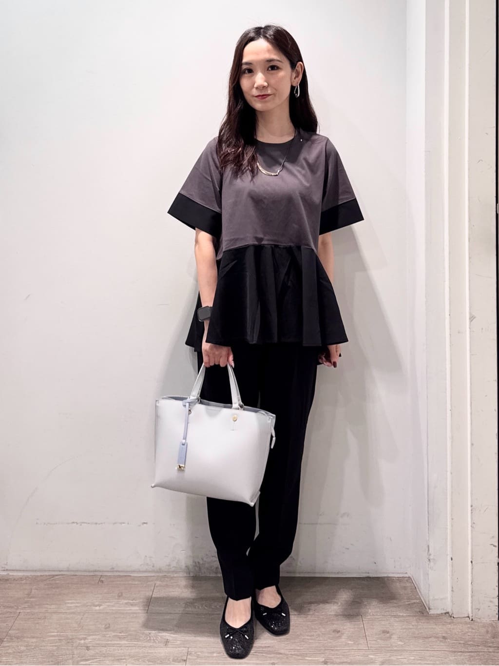 yuicciさんの「OPAQUE.CLIP｜《美人百花掲載》名品フラットバレエシューズ」を使ったコーディネート
