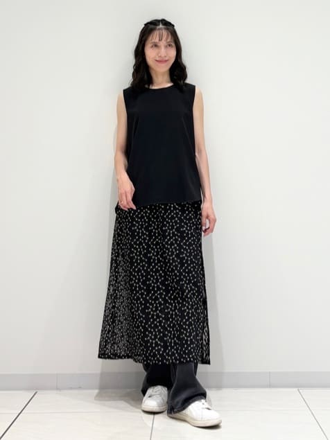 kayoさんの「INDIVI｜【トレンド感◎】レイヤード レーススカート」を使ったコーディネート