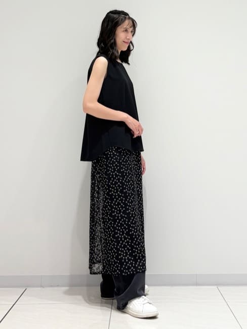 kayoさんの「INDIVI｜【トレンド感◎】レイヤード レーススカート」を使ったコーディネート