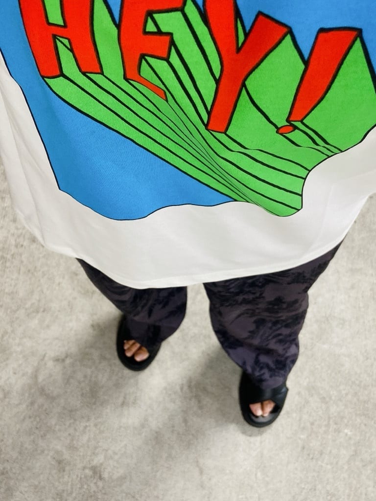MIHOさんの「OPAQUE.CLIP｜【Pontre Studio／ポンレストゥディオ】別注グラフィックTシャツ」を使ったコーディネート