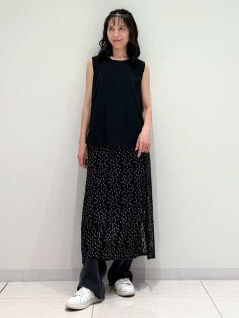 kayoさんの「INDIVI｜【トレンド感◎】レイヤード レーススカート」を使ったコーディネート