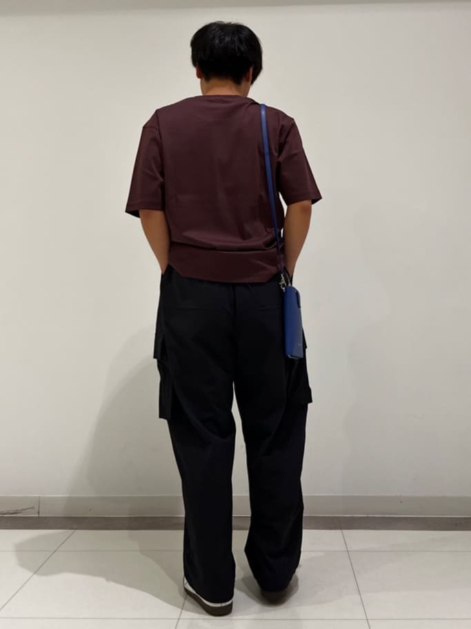 MATSUBARAさんの「DRESSTERIOR｜【接触冷感/抗菌防臭/消臭】ICE CLEAR COTTON ロゴT」を使ったコーディネート