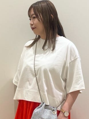 Keiさんの「index｜◆《5色展開》ワイドシルエットTシャツ【洗濯機洗い可】」を使ったコーディネート