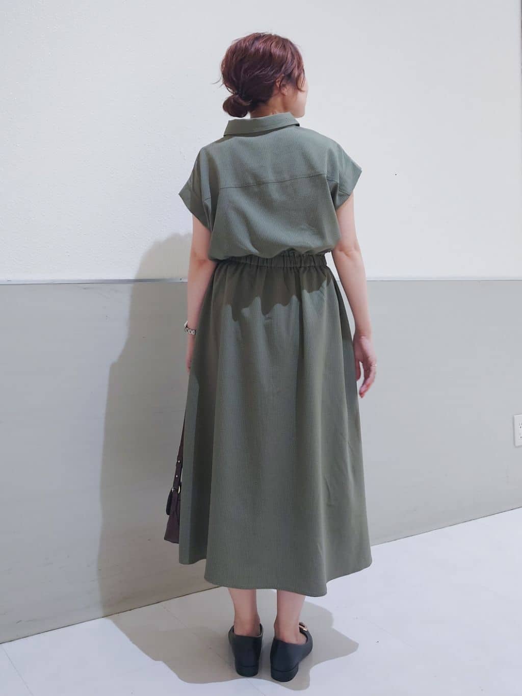 maruさんの「THE SHOP TK｜サッカーワンピース【洗濯機OK/UVカット】」を使ったコーディネート