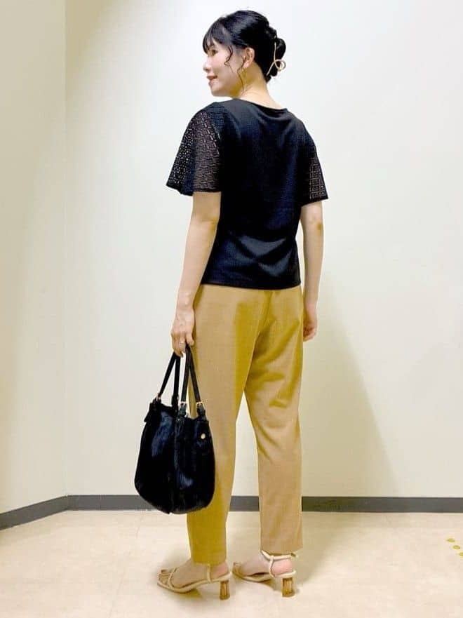  beni_gingerさんの「Reflect｜幾何レーススリーブプルオーバージャージ」を使ったコーディネート