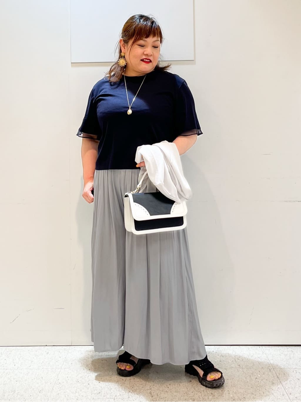 kimmyさんの「Reflect｜◆【洗える】キレイめジャージプルオーバー」を使ったコーディネート