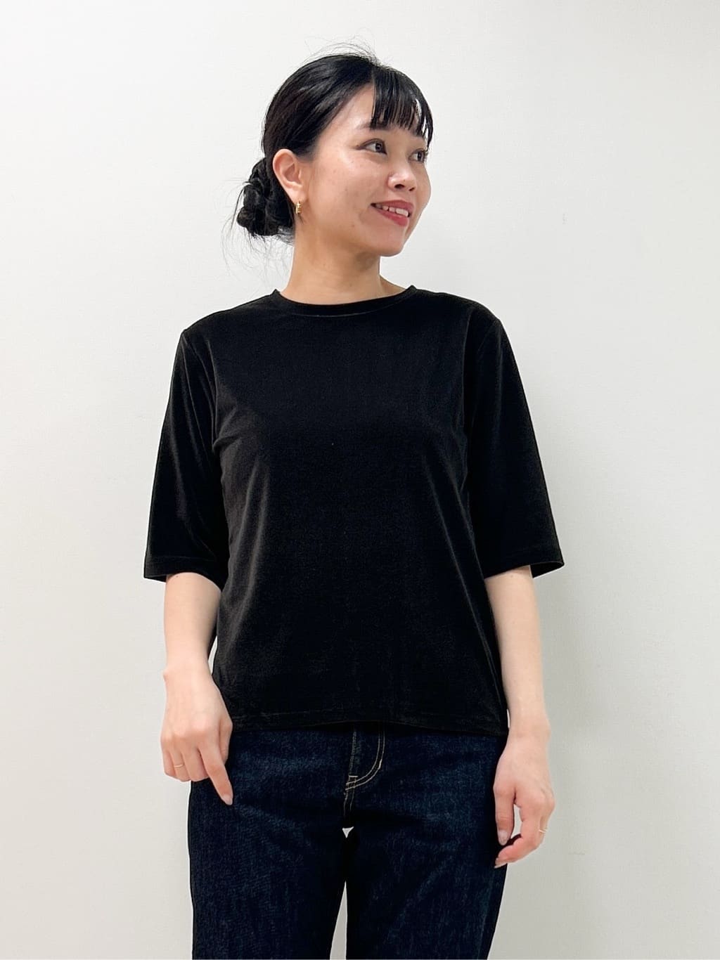 Kaiさんの「Dessin｜【洗える】シアーベロアトップス」を使ったコーディネート