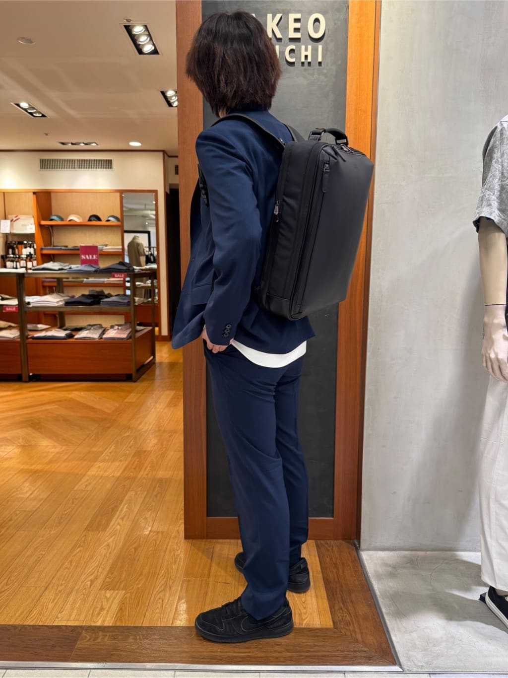 たくやさんの「TAKEO KIKUCHI｜【COOL CITY WEAR】アーバンクール ジャケット /接触冷感・吸水速乾」を使ったコーディネート
