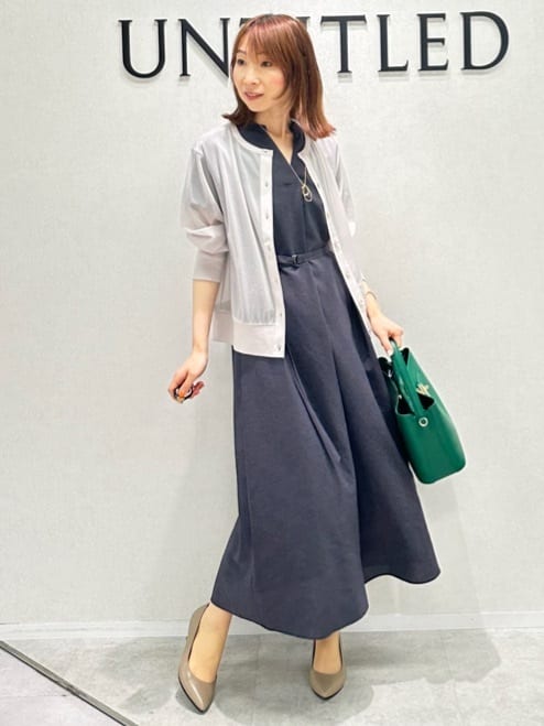 Miwaさんの「UNTITLED｜【追加】ライトダブルリングネックレス」を使ったコーディネート
