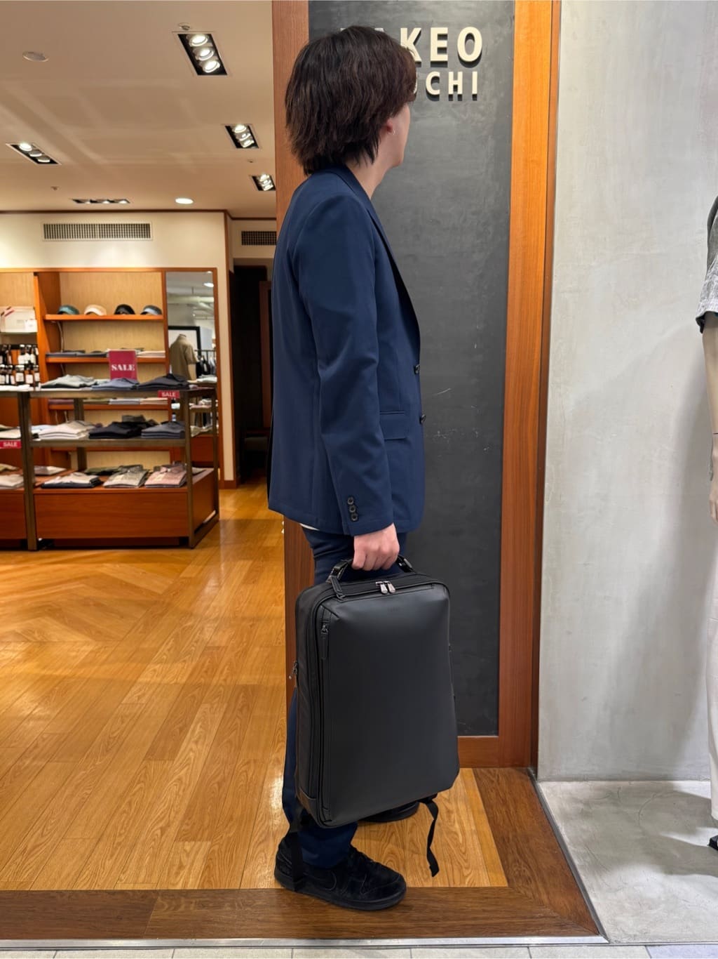 たくやさんの「TAKEO KIKUCHI｜【COOL CITY WEAR】アーバンクール ジャケット /接触冷感・吸水速乾」を使ったコーディネート