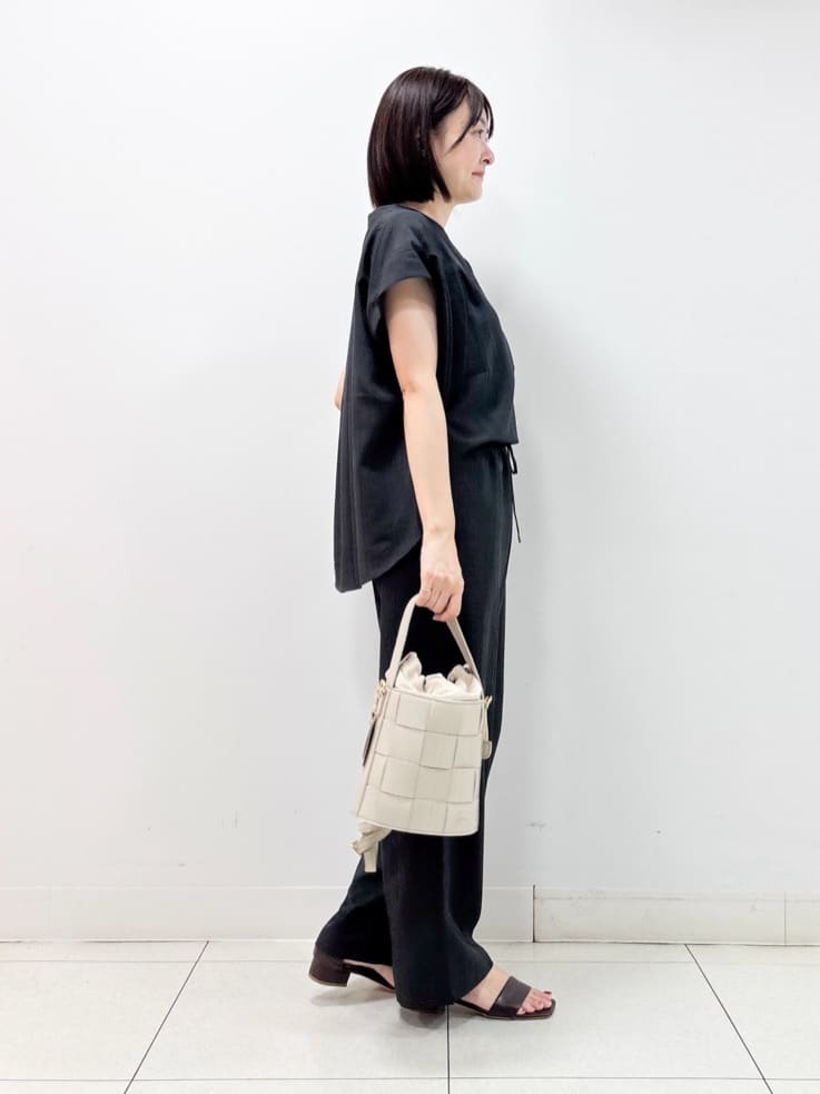 nakajoさんの「Dessin｜【2WAY】メッシュバケツBAG」を使ったコーディネート