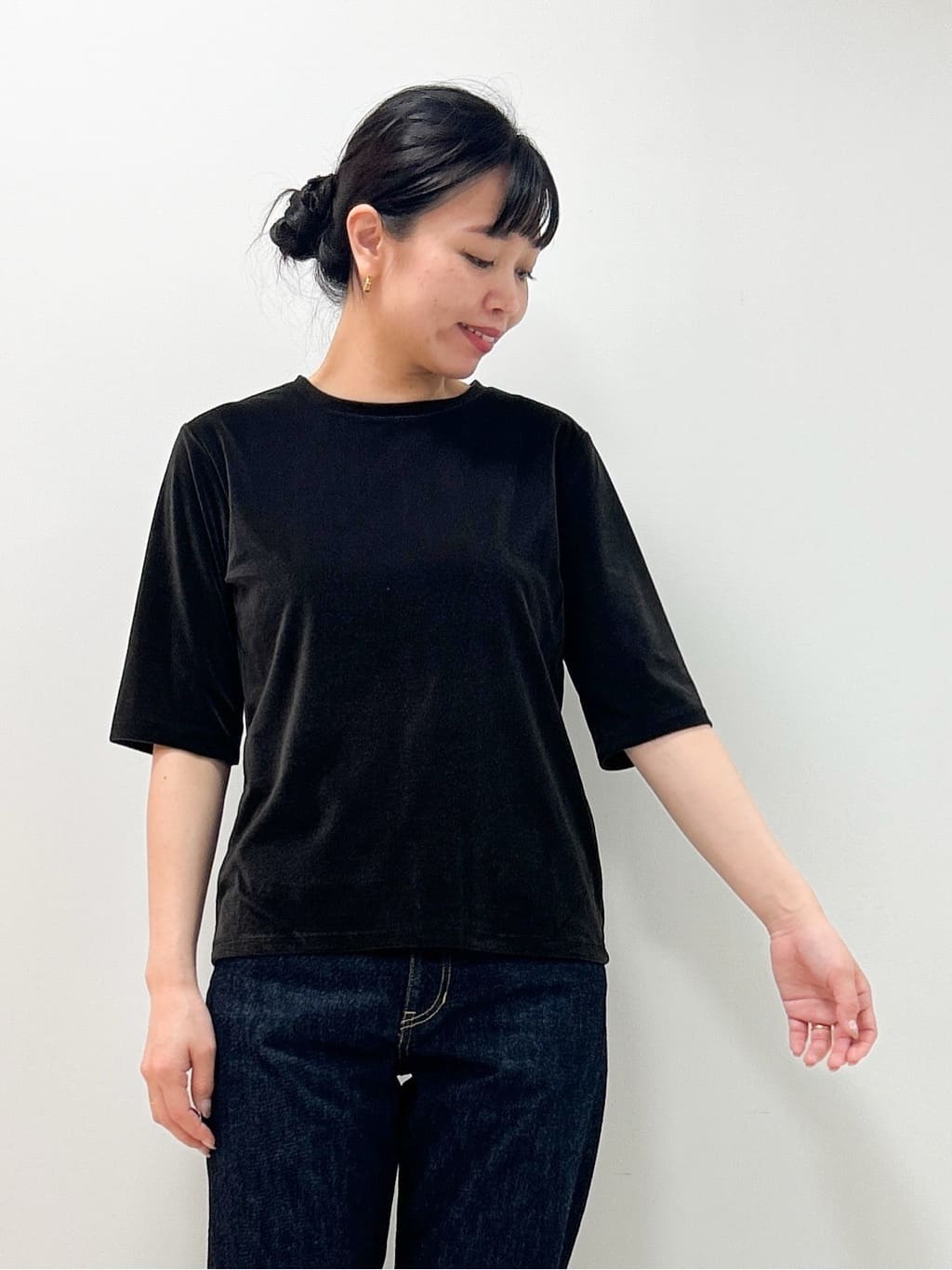 Kaiさんの「Dessin｜【洗える】シアーベロアトップス」を使ったコーディネート