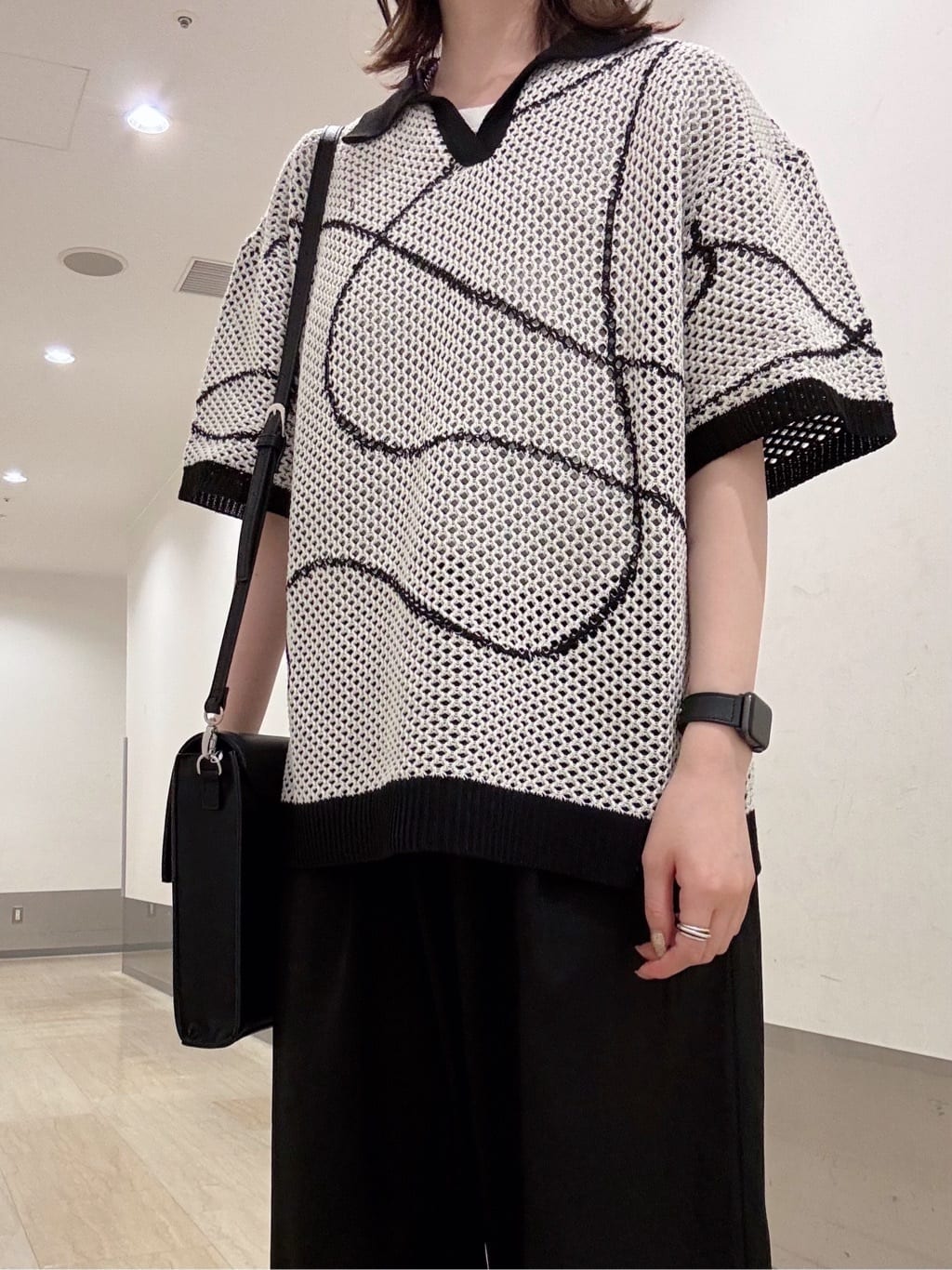 Renaさんの「tk.TAKEO KIKUCHI｜◆ラインアートニットポロ」を使ったコーディネート