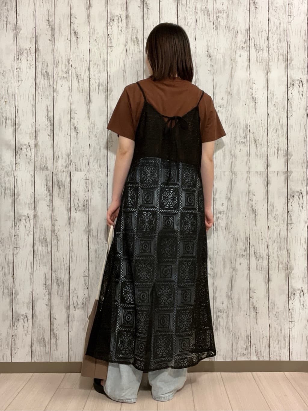 シカさんの「SHOO･LA･RUE｜【S-LL】レースキャミワンピース」を使ったコーディネート