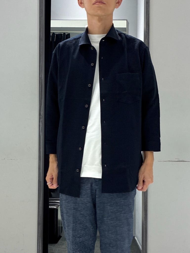 わいずみさんの「TAKEO KIKUCHI｜【抗菌防臭／5サイズ展開】ハイゲージポンチ Tシャツ」を使ったコーディネート