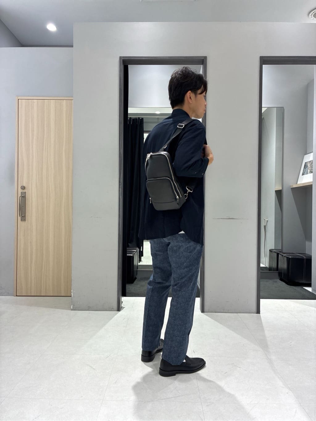 わいずみさんの「TAKEO KIKUCHI｜【抗菌防臭／5サイズ展開】ハイゲージポンチ Tシャツ」を使ったコーディネート